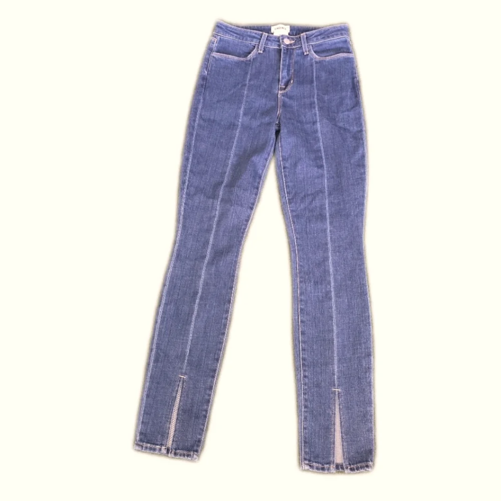 L'Agence High Rise Split Ankle Denim Jeans Size 26